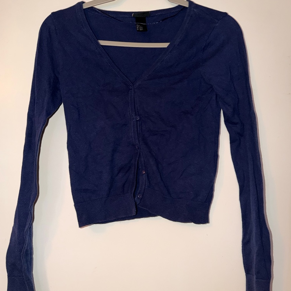 H&M Navy Knit Sweater